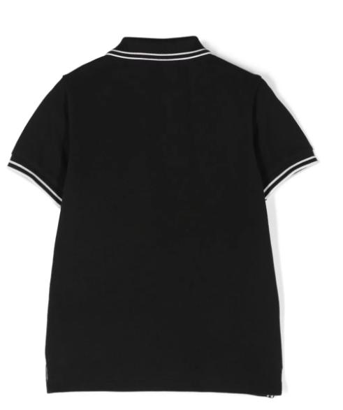 24FW [키즈] 스톤 아일랜드 폴로 셔츠 811621348 V0029 Black - STONE ISLAND