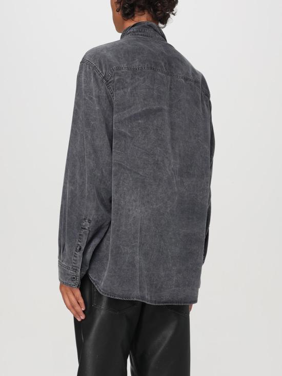  이자벨마랑 긴팔 셔츠 CH0186HAB3H01H 02FK Black - ISABEL MARANT