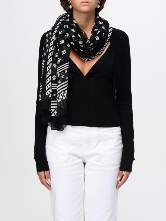 24FW 돌체앤가바나 머플러/스카프 FS182AGDB8B HN4ZW Black - DOLCE & GABBANA