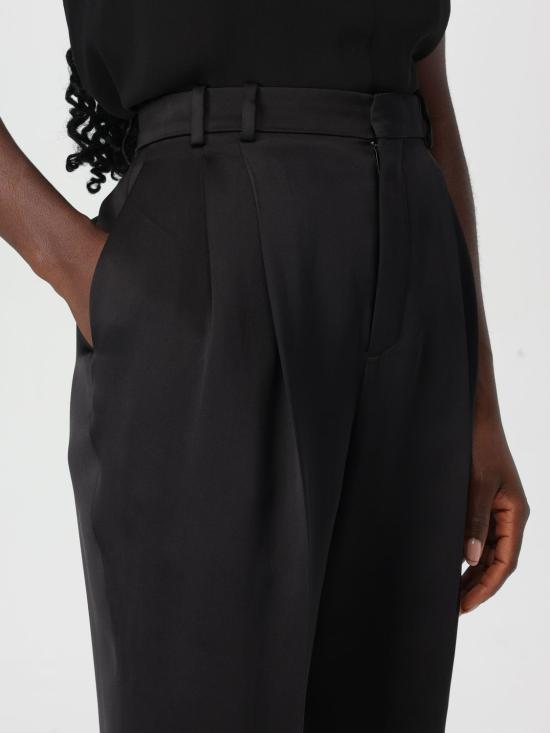 25FW 생로랑 스트레이트 팬츠 803599Y013G 1000 Black - SAINT LAURENT