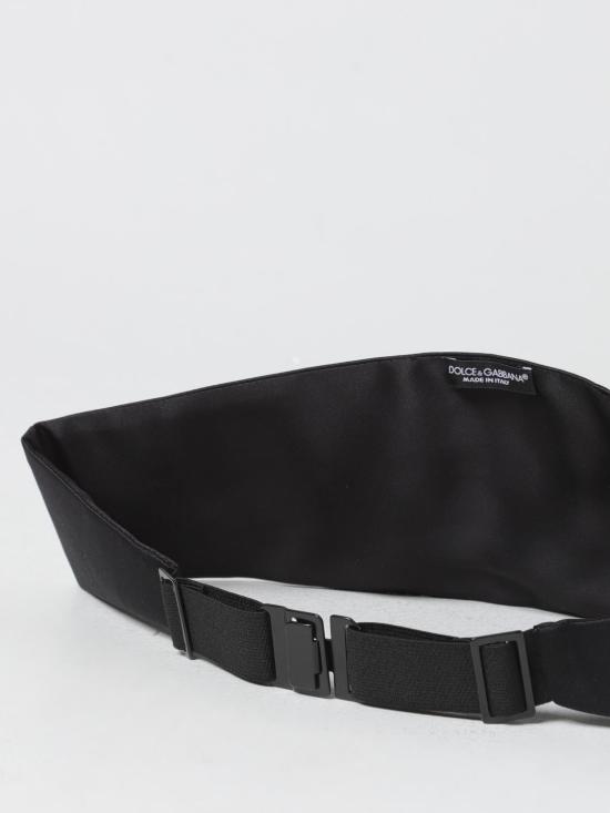 24FW 돌체앤가바나 와이드 벨트 FB394AG0U05 N0000 Black - DOLCE & GABBANA