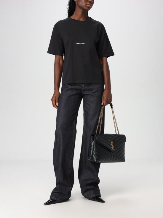 24FW 생로랑 데님 팬츠 795345Y23HA 4020 Black - SAINT LAURENT