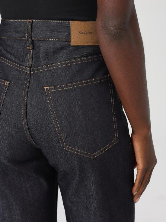 24FW 생로랑 데님 팬츠 795345Y23HA 4020 Black - SAINT LAURENT