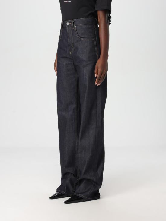 24FW 생로랑 데님 팬츠 795345Y23HA 4020 Black - SAINT LAURENT