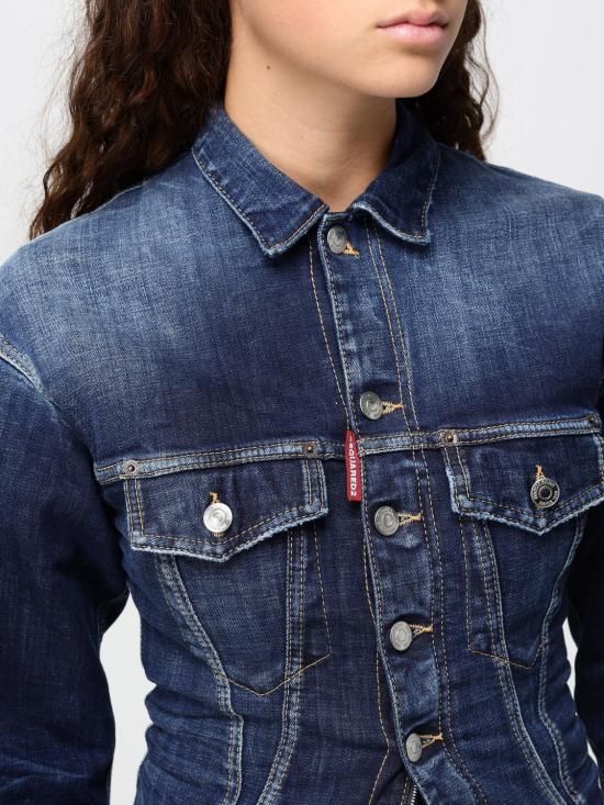 24FW 디스퀘어드2 블라우스 S75DL0671S30664 470 Blue - DSQUARED2