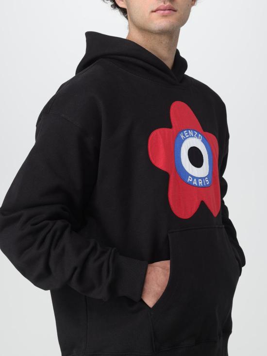  겐조 후드 티셔츠 FD65SW0744ME 99J Black - KENZO