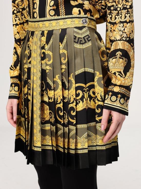 24FW 베르사체 숏 스커트 10008291A11528 5BC60 Black - VERSACE