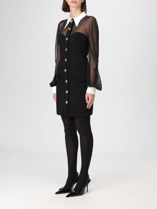 24FW 베르사체 롱 원피스 10166861A12255 1B000 Black - VERSACE