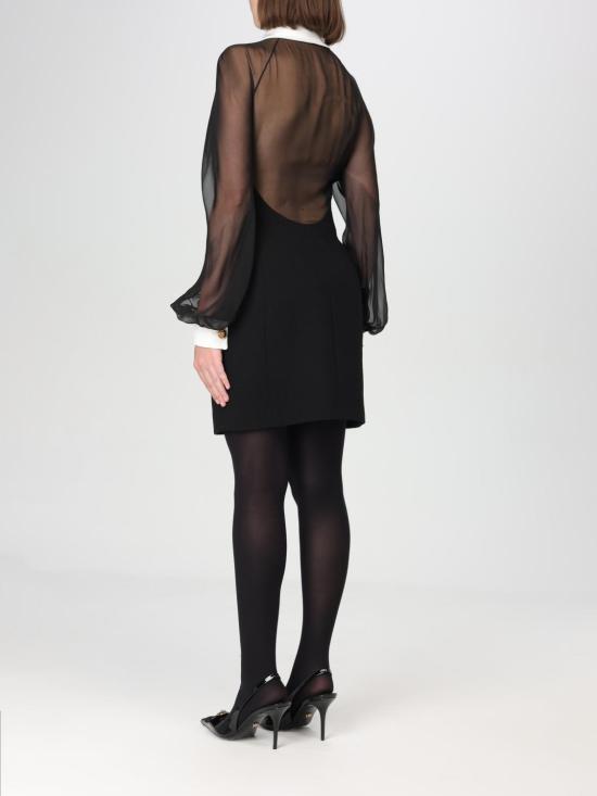 24FW 베르사체 롱 원피스 10166861A12255 1B000 Black - VERSACE