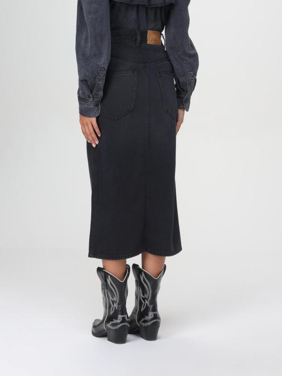 25FW 이자벨마랑에뚜왈 롱 스커트 JU0045FBB1H07I 02FK Black - ISABEL MARANT ETOILE
