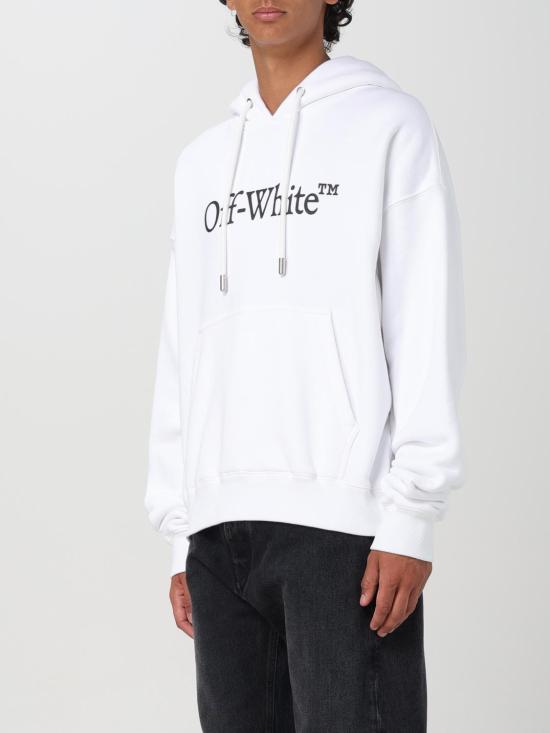  오프화이트 후드 티셔츠 0MBB085C99FLE0120110 White - OFF WHITE