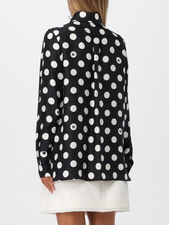 24FW 돌체앤가바나 블라우스 F5S48TIS1VL HNZSW Black - DOLCE & GABBANA