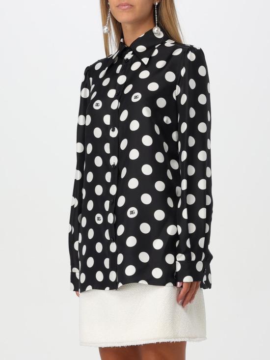 24FW 돌체앤가바나 블라우스 F5S48TIS1VL HNZSW Black - DOLCE & GABBANA