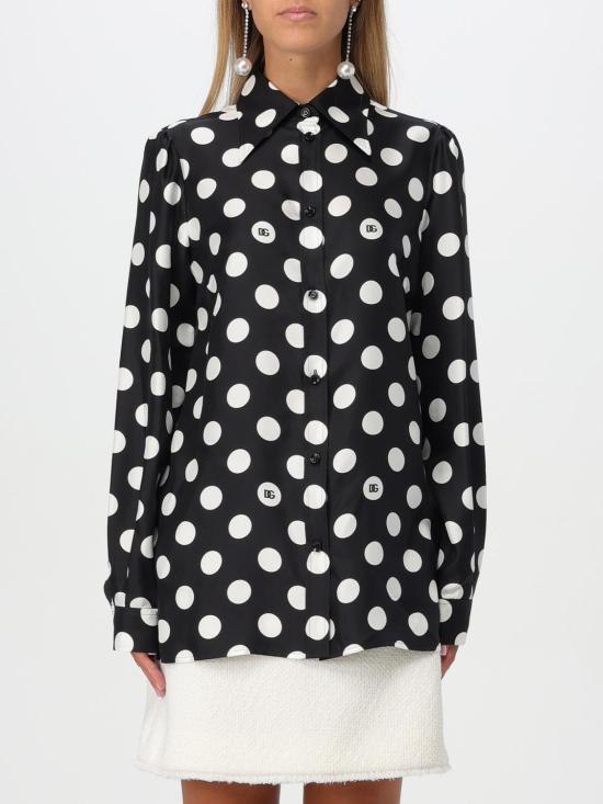 24FW 돌체앤가바나 블라우스 F5S48TIS1VL HNZSW Black