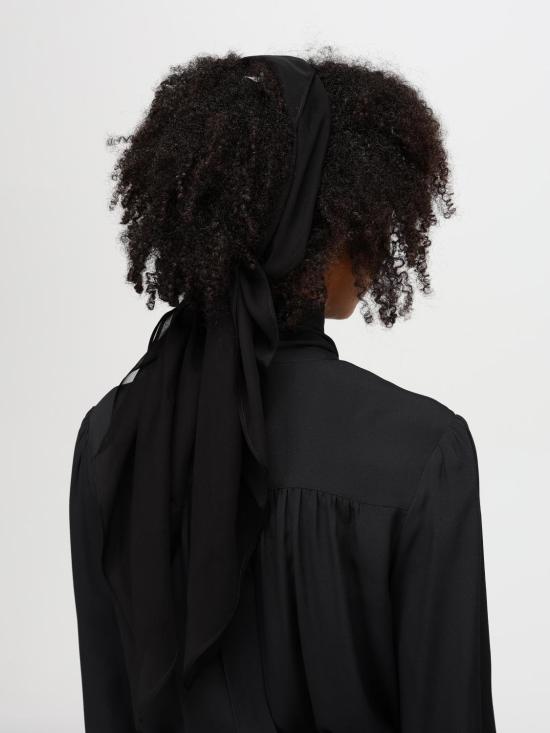 24FW 돌체앤가바나 머플러/스카프 FS281AFU1AT N0000 Black - DOLCE & GABBANA