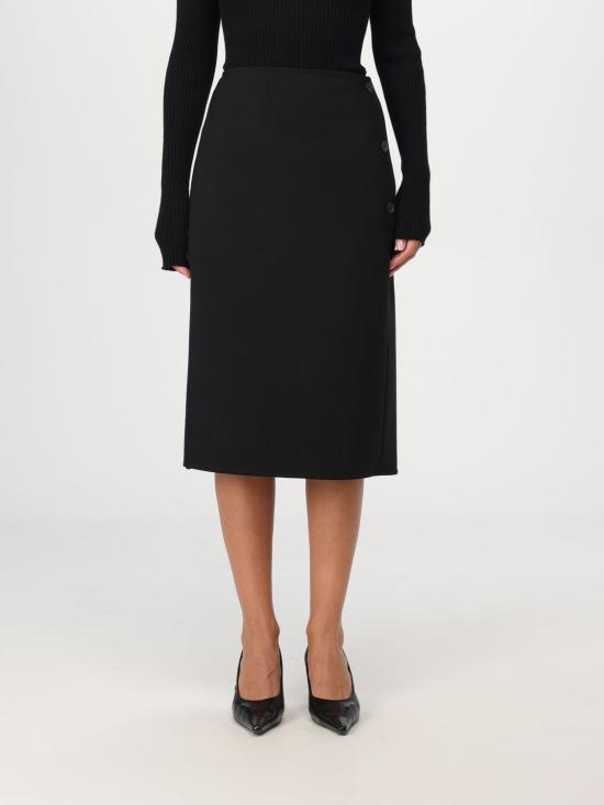  쿠레쥬 미디 스커트 424CJU196W00113 9999 Black