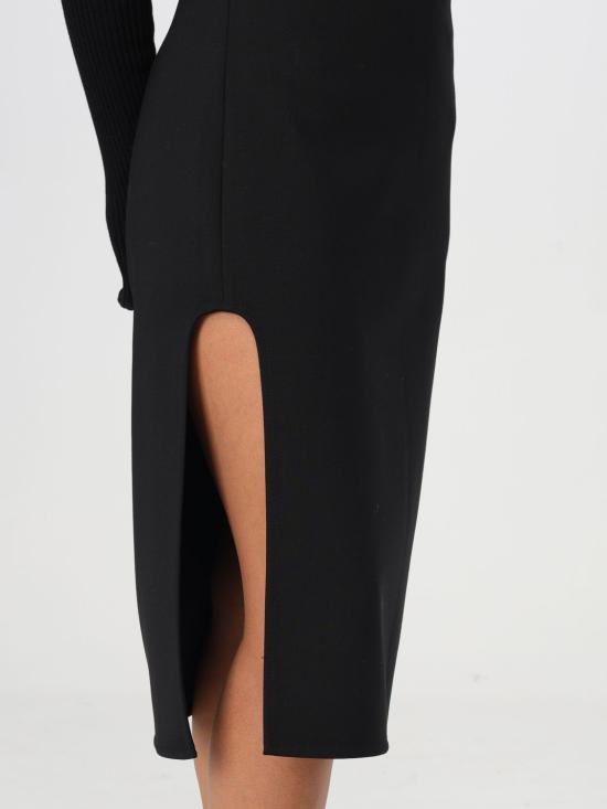  쿠레쥬 미디 스커트 424CJU196W00113 9999 Black - COURREGES