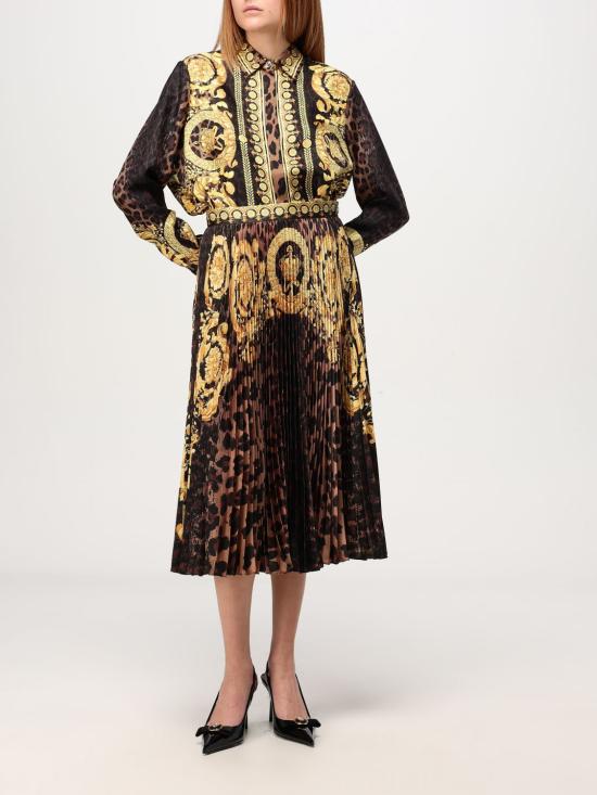 24FW 베르사체 블라우스 10013601A12479 5N440 Gold - VERSACE