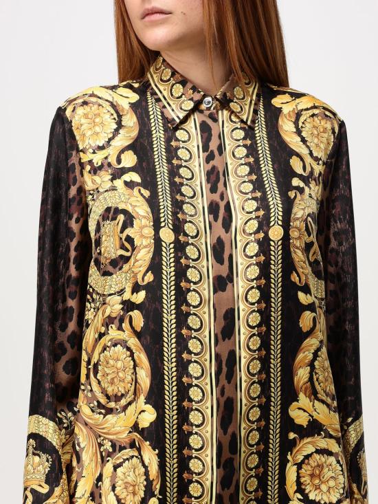 24FW 베르사체 블라우스 10013601A12479 5N440 Gold - VERSACE