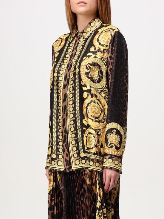 24FW 베르사체 블라우스 10013601A12479 5N440 Gold - VERSACE