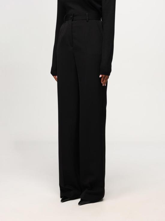 25FW 돌체앤가바나 스트레이트 팬츠 FTC8ZTFU21E N0000 Black - DOLCE & GABBANA