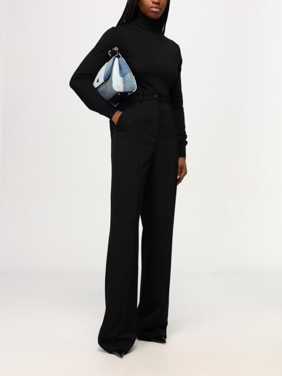 25FW 돌체앤가바나 스트레이트 팬츠 FTC8ZTFU21E N0000 Black - DOLCE & GABBANA