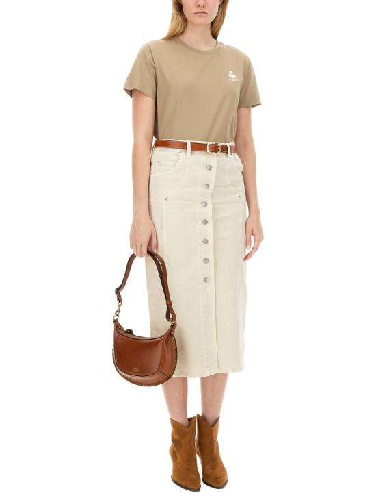 24FW 이자벨마랑에뚜왈 반팔 티셔츠 TS0070FA BROWN - ISABEL MARANT ETOILE