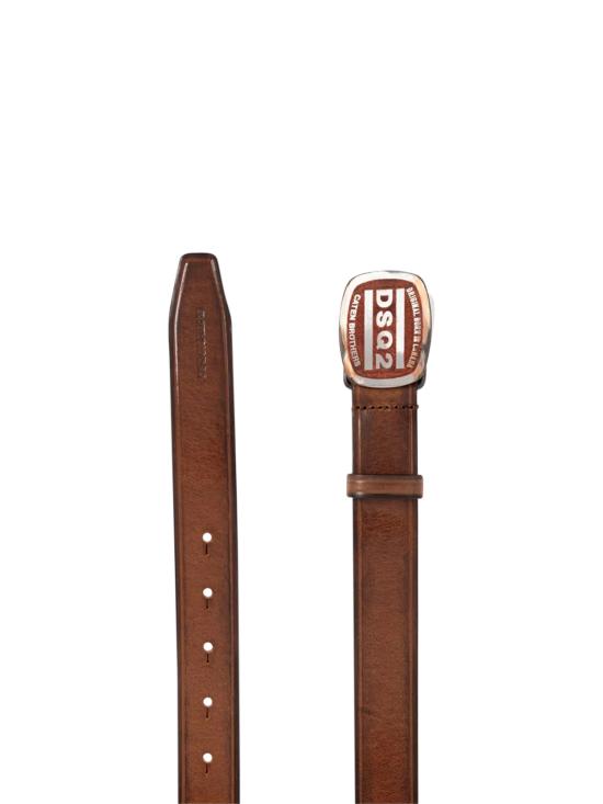 24FW 디스퀘어드2 가죽 벨트 BEM058312900001M2361 BROWN - DSQUARED2