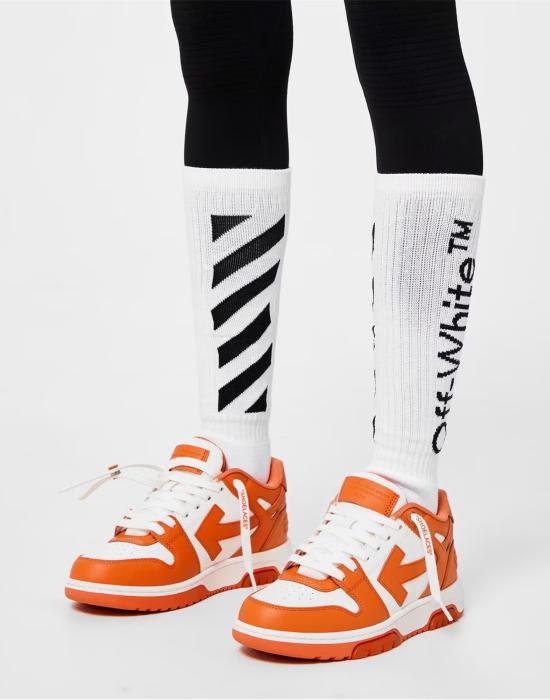 25SS 오프화이트 양말 OWRA003C99KNI0010110 WHITE - OFF WHITE