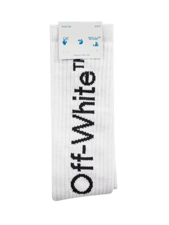 25SS 오프화이트 양말 OWRA003C99KNI0010110 WHITE - OFF WHITE