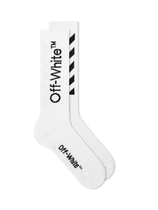 25SS 오프화이트 양말 OWRA003C99KNI0010110 WHITE
