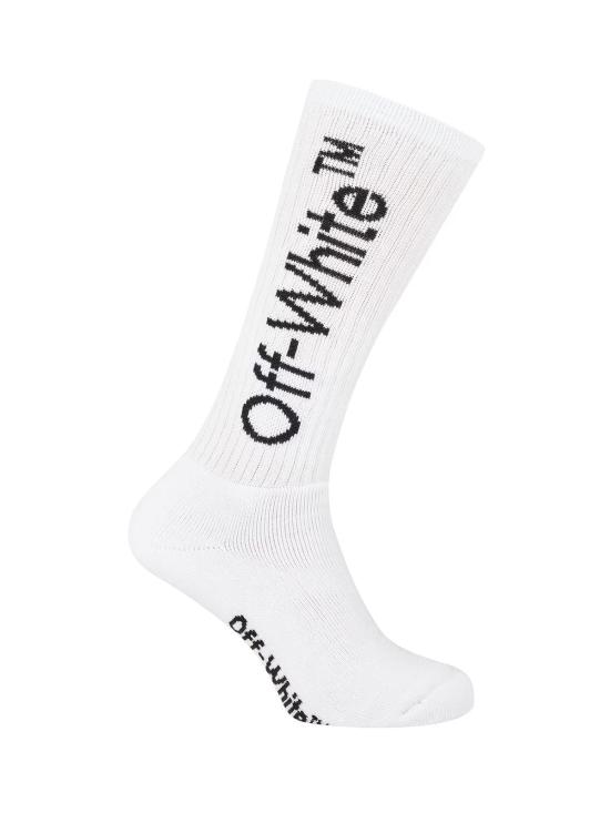 25SS 오프화이트 양말 OWRA003C99KNI0010110 WHITE - OFF WHITE