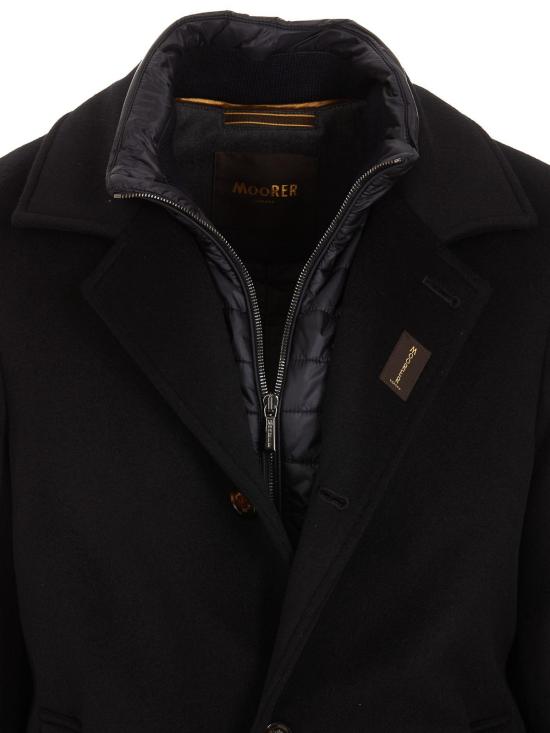  무레르 몬페라토 LE 싱글 브레스티드 코트 MONFERRATOLEU0497 Blue - MOORER