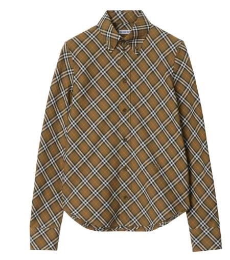 24FW 버버리 블라우스 8098251 C1477 OXIDE IP CHECK - BURBERRY