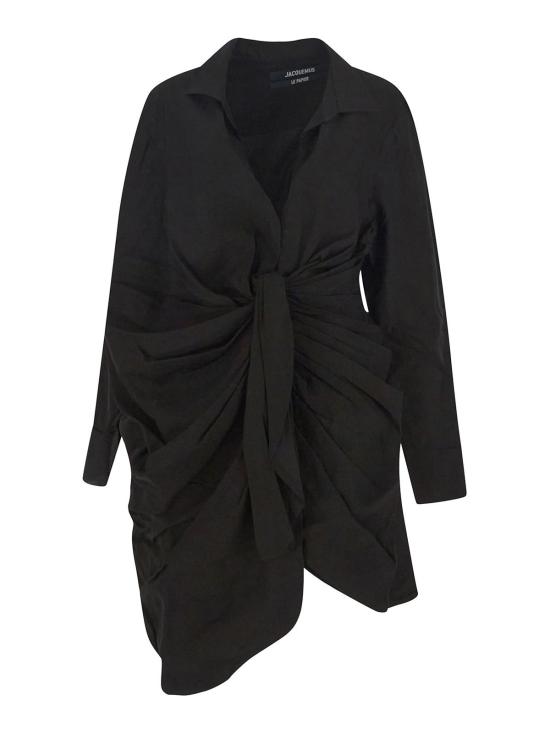 25SS 자크뮈스 미디 스커트 213DR0091020990 Black