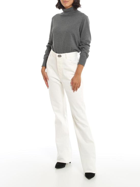  보테가베네타 스트레이트 팬츠 630693VF4Q09000 White - BOTTEGA VENETA