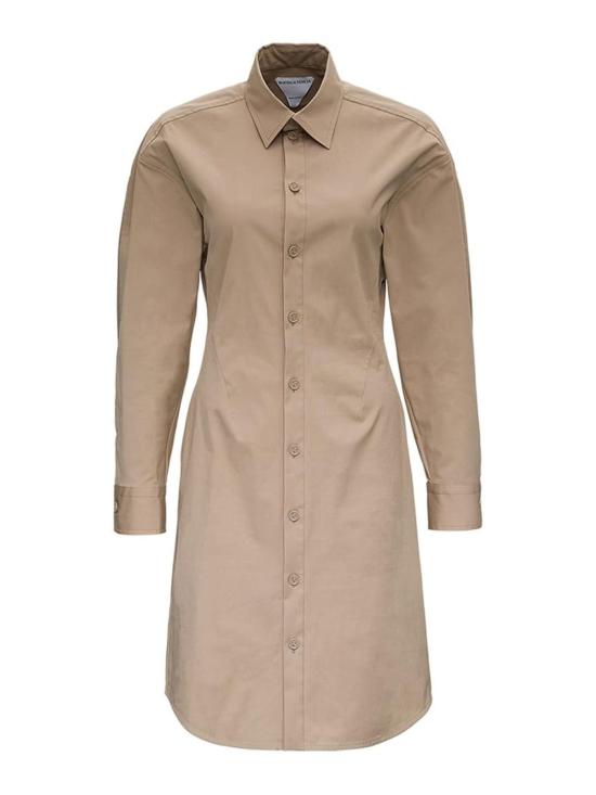  보테가베네타 롱 스커트 647409VKIX09733 Dark Beige