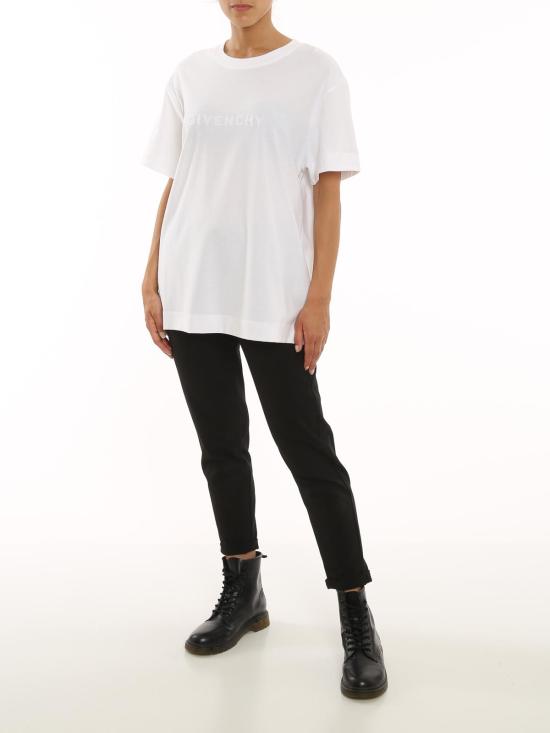  지방시 반팔 티셔츠 BW707Z30NH104 White - GIVENCHY