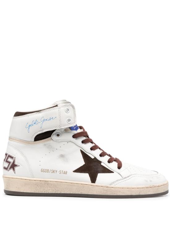 25FW 골든구스 스니커즈 GMF00230F004005 11362 WHITE BEIGE CHOCOLATE BROWN