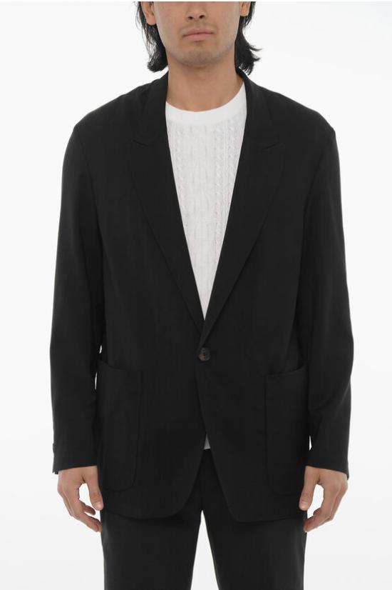  헤보 수트 자켓 CAPITOLO BLAZER NERO Black