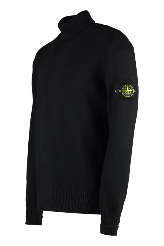 24FW 스톤 아일랜드 터틀넥 8115505A2 V0029 Black - STONE ISLAND