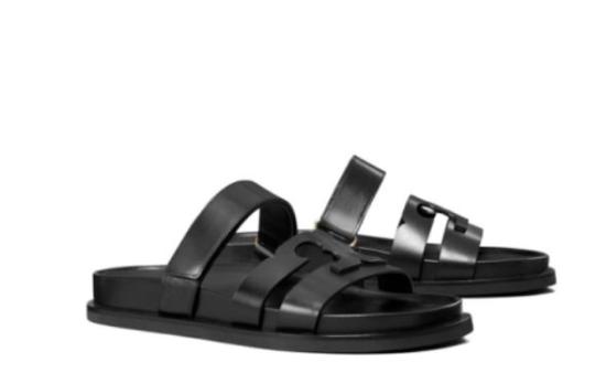 25SS 토리버치 뮬/슬리퍼 161636 006 Black - TORY BURCH