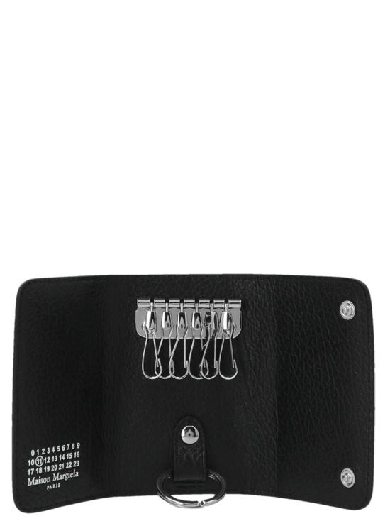 26FW 마르지엘라 포 스티치 키 홀더 SA3UA0001P4455T8013 Black - MAISON MARGIELA