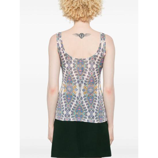 25SS 에트로 민소매 티셔츠 99IA435 WRJA0102 X0800 BLUE - ETRO