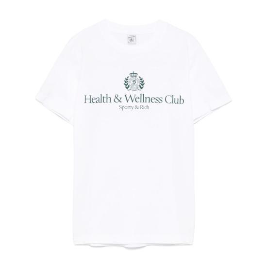 24FW 스포티앤리치 반팔 티셔츠 TO043511241WH WH AL WHITE