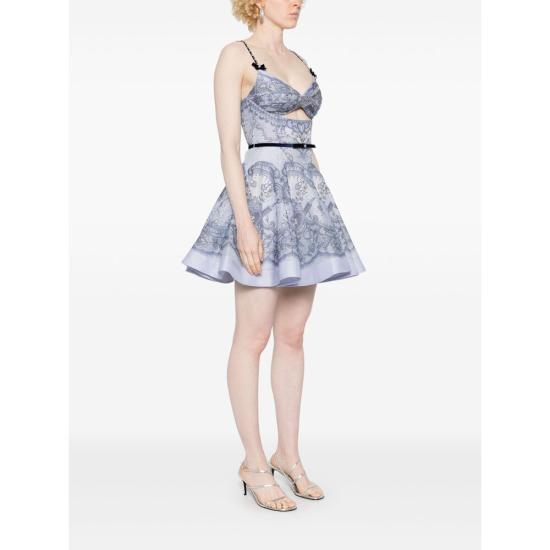25SS 짐머만 숏 원피스 2352DR251 BLUE - ZIMMERMANN