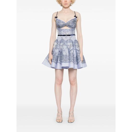 25SS 짐머만 숏 원피스 2352DR251 BLUE - ZIMMERMANN