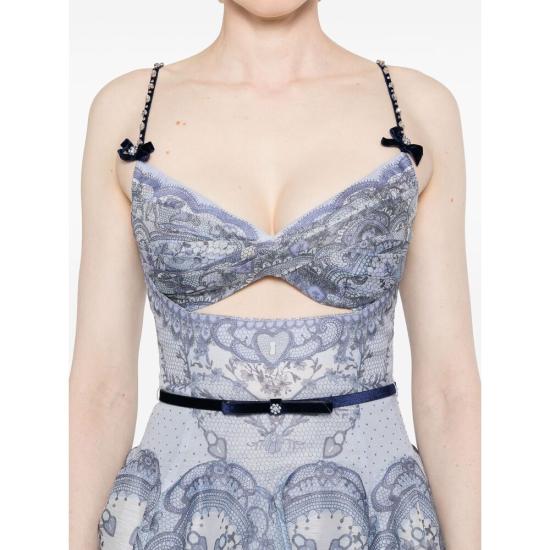 25SS 짐머만 숏 원피스 2352DR251 BLUE - ZIMMERMANN