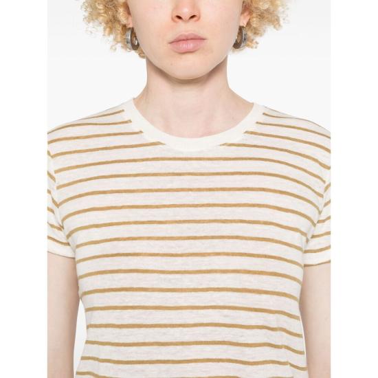 25SS 프레임 반팔 티셔츠 WP25JTE008 DKKM GREEN WHITE - FRAME