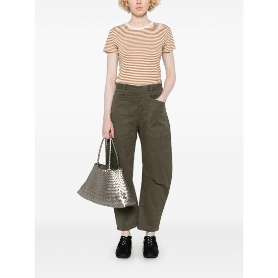 25SS 프레임 반팔 티셔츠 WP25JTE008 TOFM BROWN WHITE - FRAME